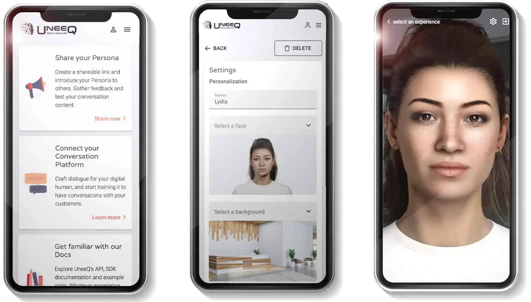 A screenshot of Digital Humans' AI avatar generator platform