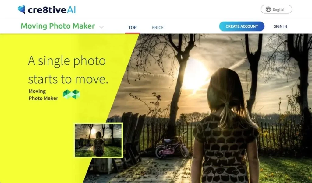 Cre8tive AI AI video creation tool turning photos into motion