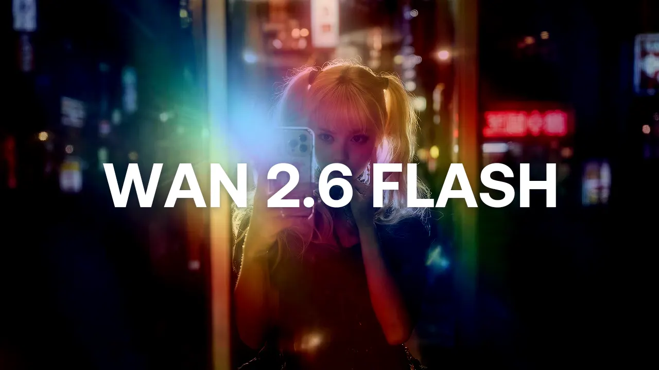 wan 2.6 flash fast image to video