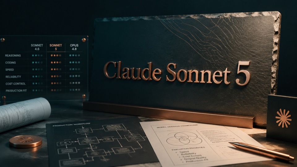 Best Claude Model for Production Workflows: Sonnet 5 vs Sonnet 4.6 vs Opus 4.8 featured image showing AI video workflow scenes and storyboard controls