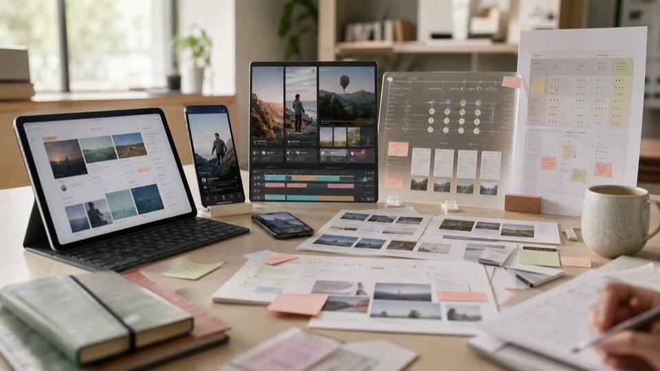 How to Search Google from Claude Code with an MCP Server featured image showing AI video workflow scenes and storyboard controls