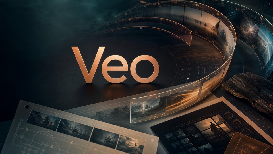 Veo: What the New Release Means for AI Video Creators featured image showing AI video workflow scenes and storyboard controls