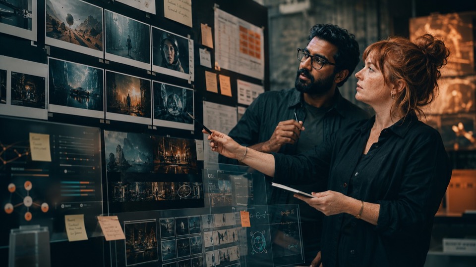 Veo: What the New Release Means for AI Video Creators featured image showing AI video workflow scenes and storyboard controls